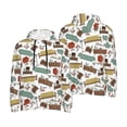 thumbnail image 6 of Bingfone Art Of Living Men's Drawstring Hoodie Long Sleeve Pocket Sweatshirts-3X-Large, 6 of 6
