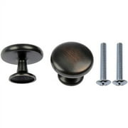 Symmetry Round Knobs, Oil Rubbed Bronze, 2pc