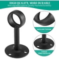 thumbnail image 2 of 8 Piece Ceiling Mount Curtain Rod Bracket 1.25 Inch Heavy Duty Support Holder, 2 of 8