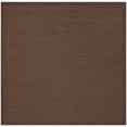 thumbnail image 2 of SAFAVIEH Natural Fiber Cindy Solid Sisal Area Rug, Chocolate/Dark Brown, 6' x 6' Square, 2 of 6