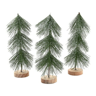 AuldHome Flocked Evergreen Greenery Picks (6-Pack); Snow Frosted Christmas  Decor Floral Stems for Wreaths, Vases and Holiday Floral Arrangement