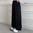 thumbnail image 4 of Girls' Cargo Jogger Pants Loose Fit Straight Leg Stretchy Casual Clothes for Teen Flare Leggings Bell Bottoms Y2k Cute Cargo Pants Clothes for Kids Black 10-11 Years, 4 of 5