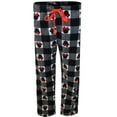 thumbnail image 2 of Disney Womens Disney's Minnie Mouse Plush Buffalo Plaid Loungepant (Medium), 2 of 3