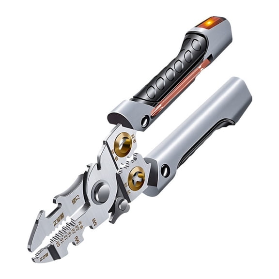21 IN 1 Stripping Pliers with Electricity Tester Multifunctional Wire Stripping