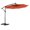 Orange, variant on 10ft Solar LED - Easy Adjustment with Hand-Crank - Poolside Use - All-Angle Sun Blocking