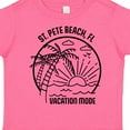 thumbnail image 4 of Inktastic Summer Vacation Mode St. Pete Beach Florida Boys or Girls Toddler T-Shirt, 4 of 5