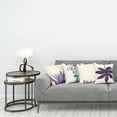 thumbnail image 2 of Yoyauz Cotton Linen Pillow Cover Lavender Flowers Throw Pillow Case Cushion Cover Pillowcase for Sofa Home Bed Decorative 18"x18", 2 of 5