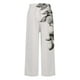 thumbnail image 3 of WILLBEST Pantalones Casuales para Mujer, Anchos, Largos, con Cordón, Cintura Elástica, Pantalones Casuales de Pierna Lisa para Mayor Comodidad y Estilo. Extra Grande, 3 of 4