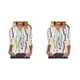 thumbnail image 2 of Sonducket Blusa de manga corta para mujer, Jersey holgado para niña, camisa para oficina, fiesta, fecha, Top de verano, ropa de moda Type17 NO17, 2 of 6
