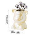 thumbnail image 2 of Xihbxyly Tarro de Cerámica con Forma de Oso, Diseño de Oso, Tenedor de Acero Inoxidable, Material de Grado Alimenticio Antioxidante, Apto para Lavavajillas, Ideal para Fiestas y Decoración Del Hogar,, 2 of 5