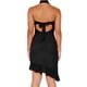 thumbnail image 3 of Lucakuins Vestido ajustado para mujer, sin mangas, cuello halter, sin espalda, con cordones irregulares, vestido midi con volantes Lucakuins  moda, 3 of 9