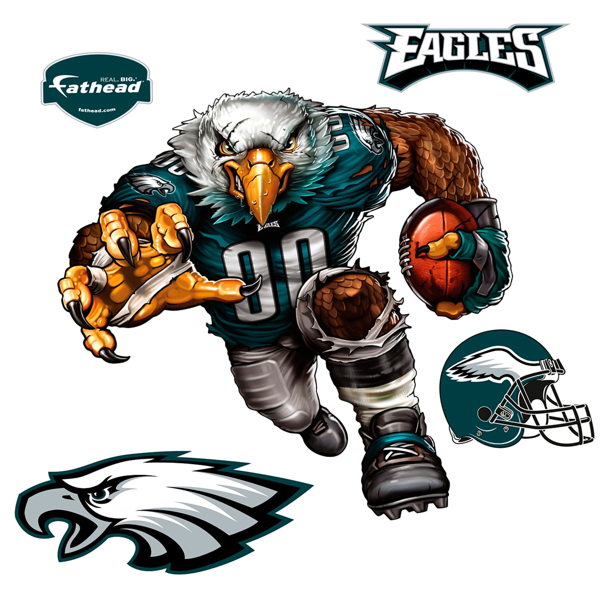 Fathead Philadelphia Eagles Extreme Eagle 5Pack Removable Wall Decal