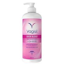 Vagisil Feminine Wash for Intimate Area Hygiene, Odor Block and Hypoallergenic, 16.9 oz with Pump