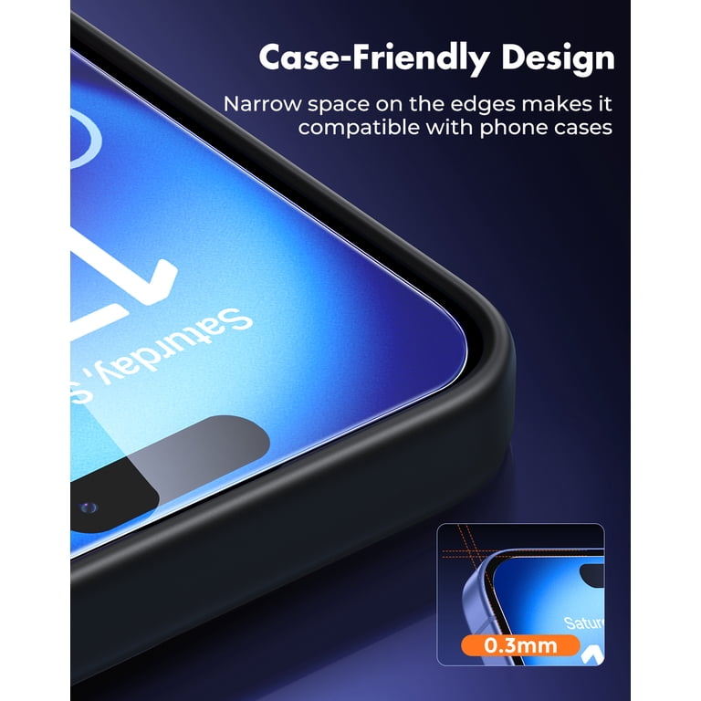 UNBREAKcable iPhone 16 Glass Screen Protector (3-Pack) photo 7