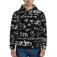 thumbnail image 2 of Bingfone Travel The World Men'S Drawstring Hoodie Long Sleeve Pocket Sweatshirts-X-Large, 2 of 9