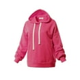 thumbnail image 2 of A2Y Women's Relax Fit Kangaroo Phone Pockets Hoodie Sweatshirts Hot Pink S, 2 of 5