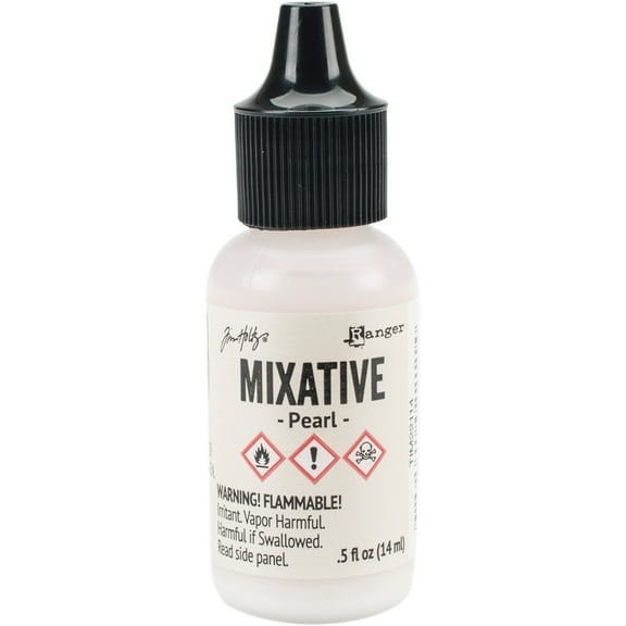 Tim Holtz Alcohol Ink Metallic Mixatives-Pearl Mixative