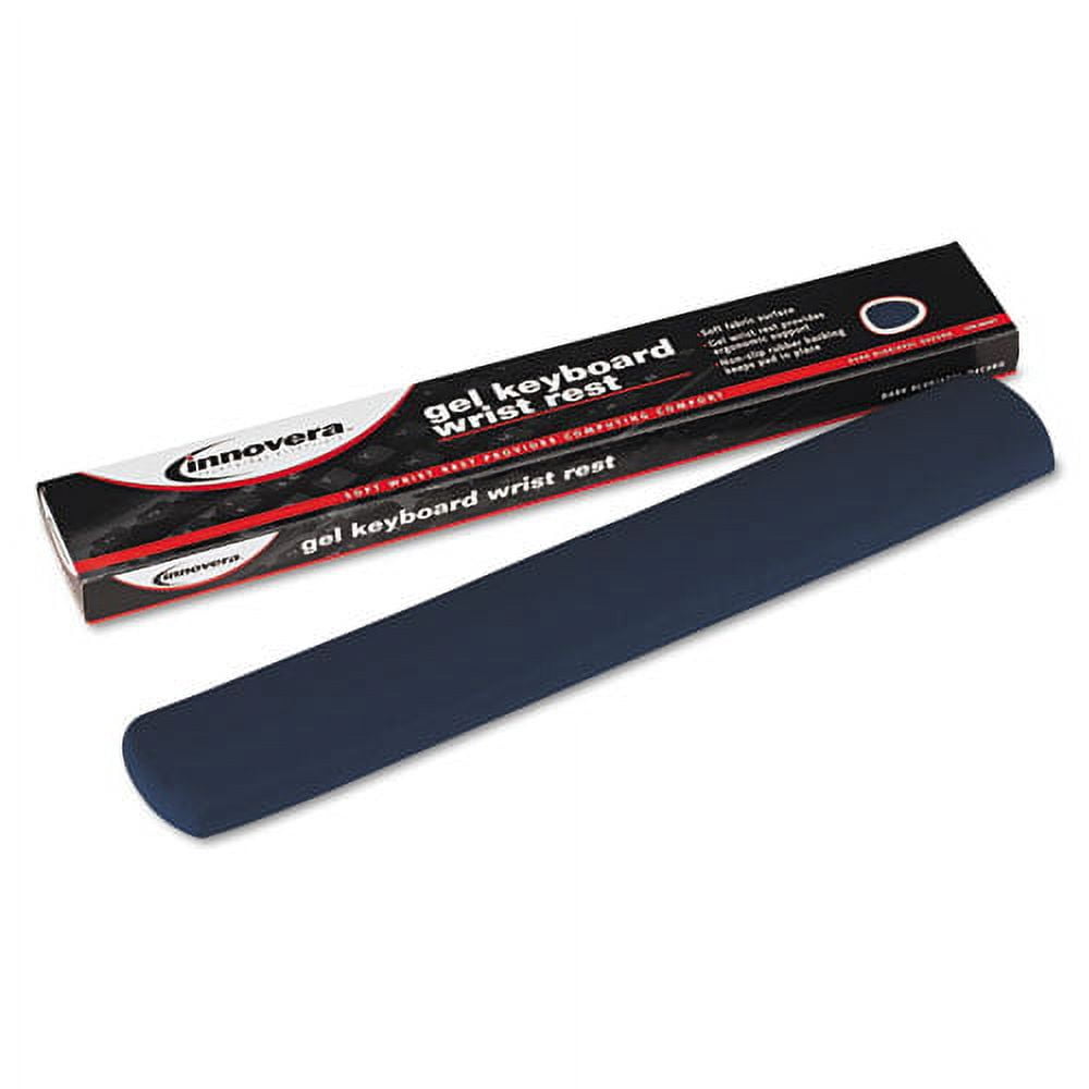 Gel Nonskid Keyboard Wrist Rest, Blue | Bundle of 5 Each