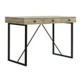 thumbnail image 3 of SAFAVIEH Hilton Mid-Century 3 Drawer Desk, Oak/Black, 3 of 7