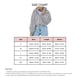 thumbnail image 4 of Female Zip Up Hoodie, Woman Loose Hooded Sweatshirt Fashionable Plain Color Comfortable  For School For Working ANGGREK Gris L, 4 of 5