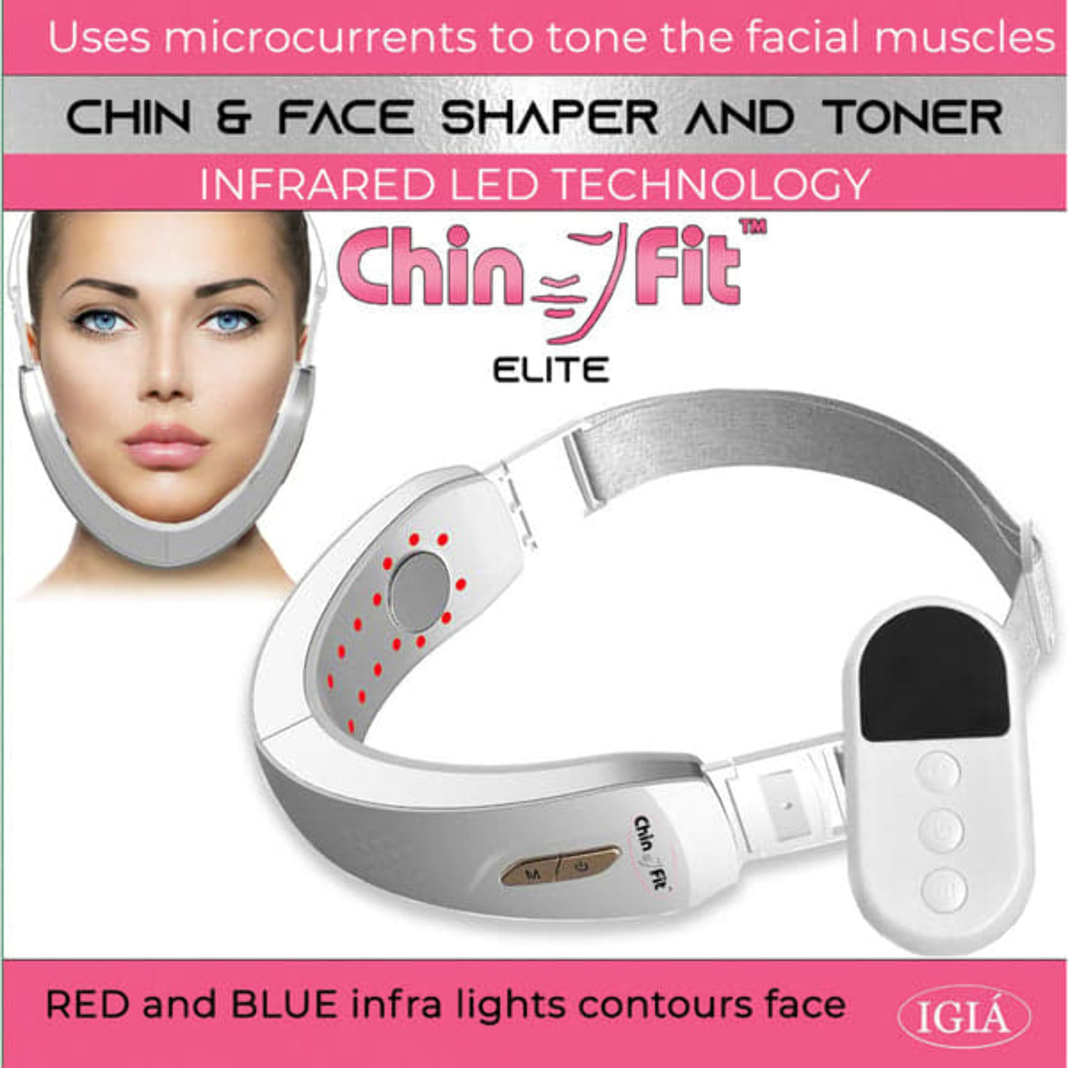 thumbnail image 3 of Chin-Fit Elite Face Shape EMS Massager, 3 of 6