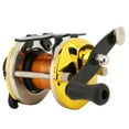 thumbnail image 3 of Aparejos De Pesca, Carrete De Pesca De Hielo De Nailon Para Pesca Con Sacudida Hacia Adelante Intercambiable Para Amantes De La Pesca OTVIAP dorado, 3 of 8