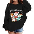 thumbnail image 5 of HIPYLO Funny Christmas Tshirts Toddler Girl Christmas Sweatshirt Hawaiian Christmas Shirt White Tshirt Toddler Tops Girls Sweatshirt Size 10-12 2t, Black 13-14 Years, 5 of 6