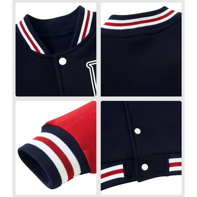 Aideaone Kids Baseball Jacket in Bold Colors photo 5