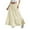Beige, variant on ZACPNCV Girls Maxi Skirt Boho Casual Tiered High Waist A Line Flowy Long Skirt Kids Summer Swing Ankle Length Drawstring Skirts Hot Pink 12-13 Years