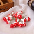 thumbnail image 1 of Décorations de Noël Intérieures,Enseignes de Décorations de Table de Noël,Centre de Table de Noël,Plante Mini Mousse Couleur Champignons Micro Paysages Bassin Petits Accessoires Décorations de Noël Décorations, 1 of 8