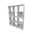 thumbnail image 3 of Librero 12 Nichos MDP Melamina Resistente Blanco Exit Sorte Exit Sorte LB213B, 3 of 5