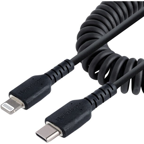 Cable USB C a Lightning StarTech.com MFi de 50 cm, negro