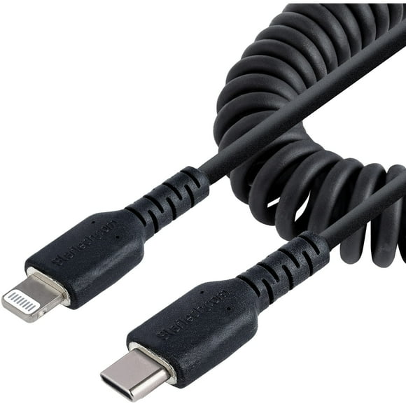Cable USB C a Lightning StarTech.com MFi de 50 cm, negro