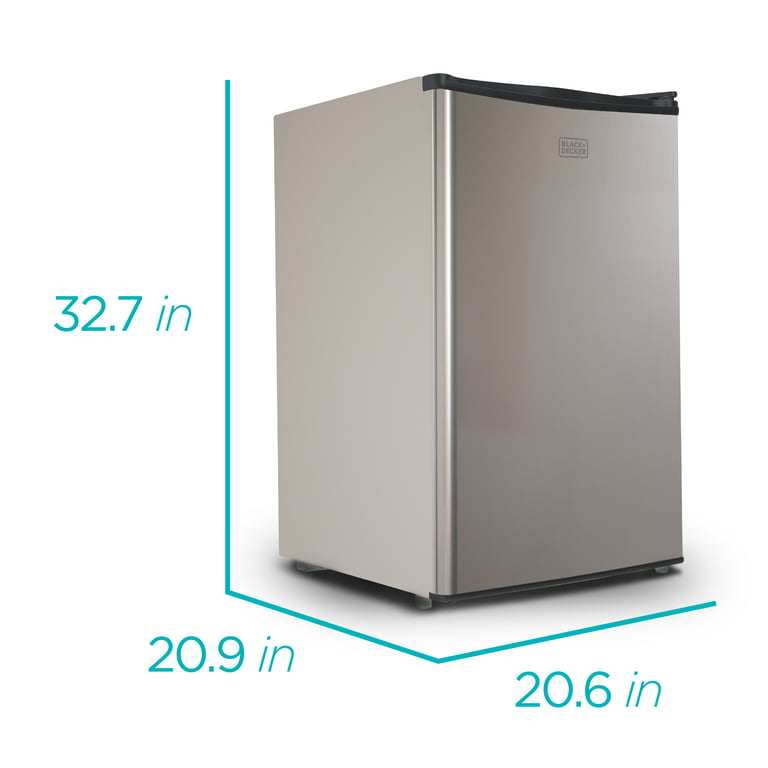 BLACK+DECKER 3.2-cu ft Standard-depth Freestanding Mini Fridge Freezer  Compartment (Vcm) ENERGY STAR