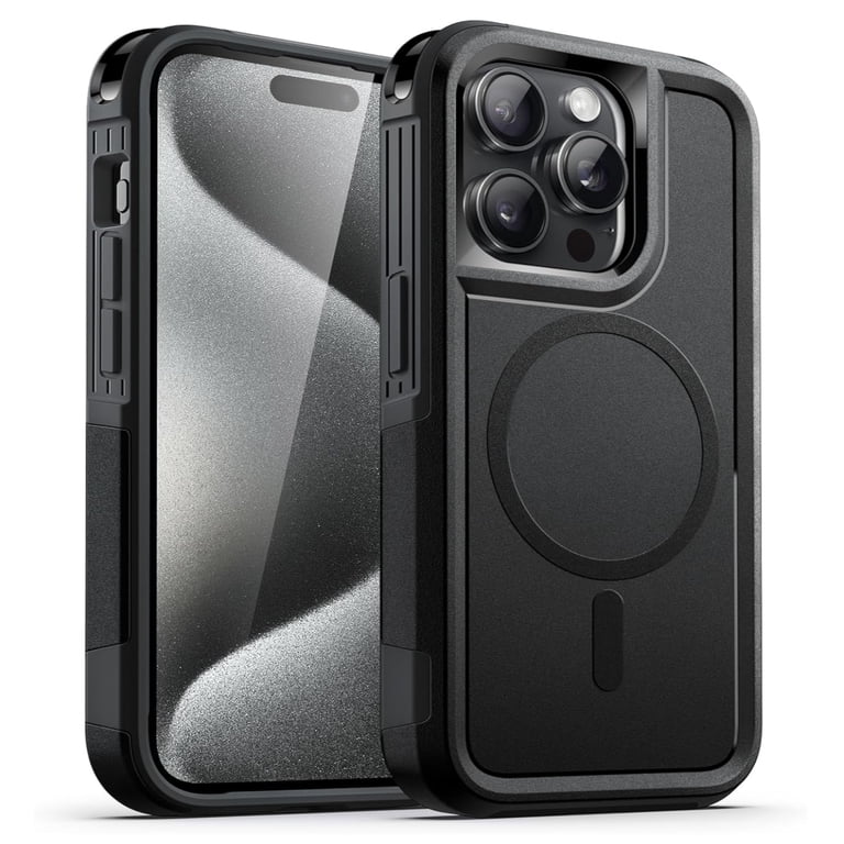 For Apple iPhone 15 Pro (6.1) Shockproof Heavy Duty Dual-Layer For Apple iPhone 15 Pro (6.1) Shockproof Heavy Duty Dual-Layer