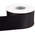 thumbnail image 2 of GFDYREE 2" Inch Double Faced Satin Ribbon Black Solid Polyester Craft Ribbon - 25 Yards Perfect for Gift Wrapping, Crafts, Wreath, Wedding Party Ceremony Decoration, Floral Arrangement, Sewi, 2 of 6