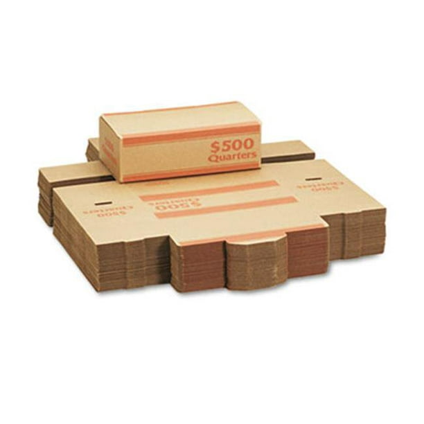 MMF Industries 240142516 Boîte de Transport de Pièces en Carton Ondulé Serrure Orange 50 Boîtes-Carton