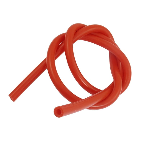Unique Bargains Red Silicone Vacuum Hose Tubing 6mm Inner Dia 1M Long