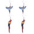 thumbnail image 1 of CIMAXIC 2 Paires Boucles d'Oreilles Mode Bague d'Oreille Fille Motif Oiseau Gouttes d'Oreille Accessoire d'Oreille,3.54"X0.59"X0.08 Pouces, 1 of 4