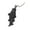 Black no chain, variant on Unisex Stainless Steel Personality Vintage Hip Hop Skeleton Large Fish Bones Koi Goldfish Fishhook Lucky Pendant Necklace Black Free Chain