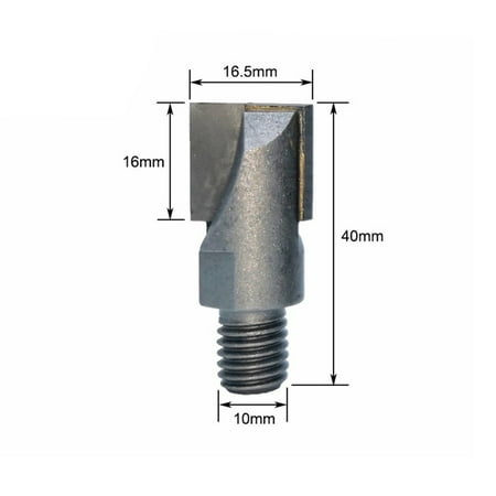 

1pc 10mm Shank CNC Bottom Cleaning Router Bit Door lock slotting Milling Cutter