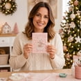 thumbnail image 4 of MInHoues Christmas Pearl Painting DIY Kit, Pink Background Festive Pattern Dot‑Art Hand‑Craft Set, Xmas Decoration for Greeting Card Making to Freinds, Snowman, 4 of 6
