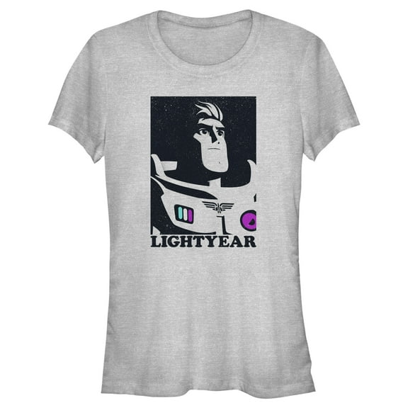Junior's Lightyear Buzz Poster Graphic Tee Athletic Heather Large