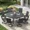 Black-Graphite, variant on Vicllax 5-Pcs Round Outdoor Patio Dining Set Table and Chair Modern Style Metal, with Umbrella Hole
