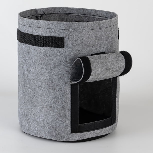 Bolsa para plantar patatas de 10 galones, bolsa para plantar macetas con asas resistentes y solapa visualizada, macetas gruesas y transpirables no tejidas, bolsa para plantar en el jardín, bolsa para TUNC Sencillez