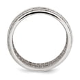 thumbnail image 2 of 925 Sterling Silver Rhodium-plated 5-row Eternity Ring Size 6, 2 of 7