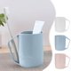 thumbnail image 1 of Fiudx Juego de Vaso para Enjuague Bucal, Base Antideslizante, Mango Ergonómico, Taza de Viaje Portátil, para Uso Diario y Actividades Al Aire Libre, Diseño Compacto, Fácil de Limpiar, 1 Pieza, Blanco, 1 of 7