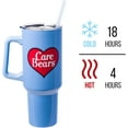 thumbnail image 3 of Silver Buffalo Care Bears Grumpy Bear Like I Care Stainless Steel Tumbler with Handle and Straw, Fits in Standard Cup Holder, 40 Ounces, 3 of 8