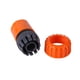 thumbnail image 2 of Conector rápido de plástico de 6 puntos para tuberías de agua, con junta de agua, para riego doméstico y conectar aspersores, 2 of 7
