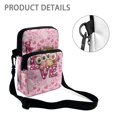 thumbnail image 5 of Chririnla Cute Owl Heart Love Print with Pockets Crossbody Wallet, Stretch Polyester Shoulder Pouch Lightweight Crossbody Phone Bag for Shop Shopping, 5 of 7